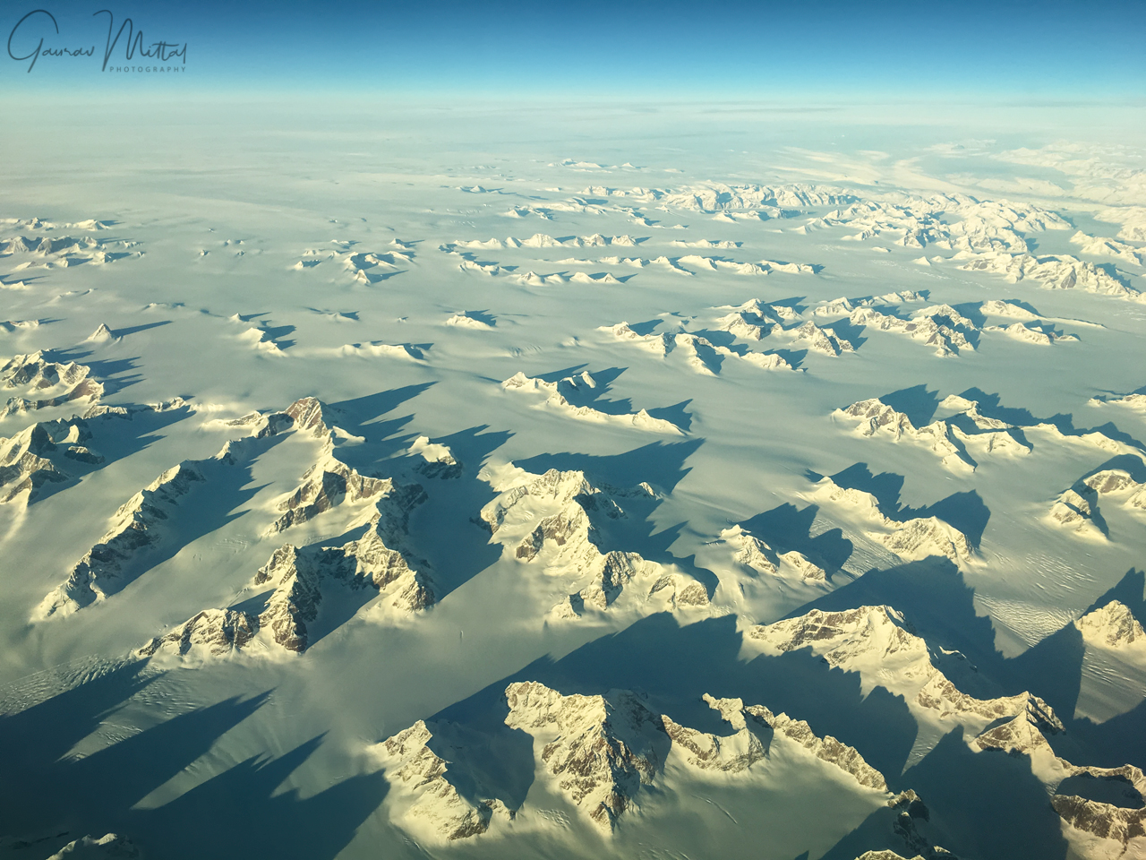 Over Greenland Mountains